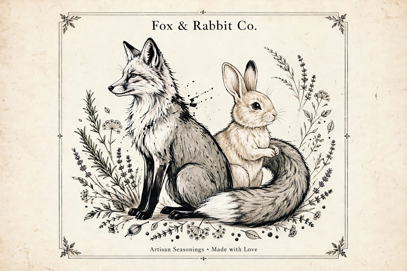 Fox & Rabbit Co., artisan seasonings made with love
